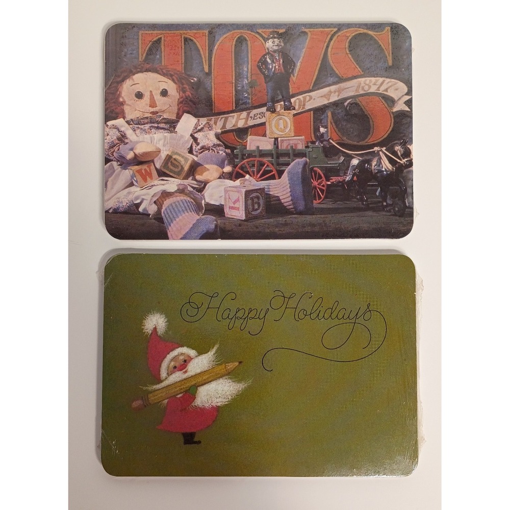 VTG Lot of 2 Pks Hallmark Holiday Postcards Sealed, 40 Cards Total,Vtg Christmas